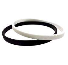 RACISM Trendy BLACK WHITE SLIM SKINNY Wristband Bracelet Unite Speak Up Stand Up
