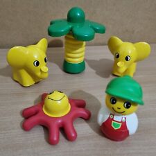 Lego Primo Duplo Figure Vintage Boy Kid Retired 3" Octupus Palmer Elephants