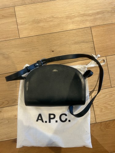 Leather apc demi lune - leather,