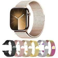 Apple Watch Strap Series 11 10 9 38/40/42/44/46/49mm Magnetic Milanese Loop Band