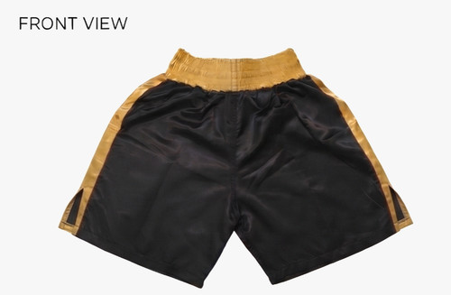 Boxing shorts black gold - boxing,