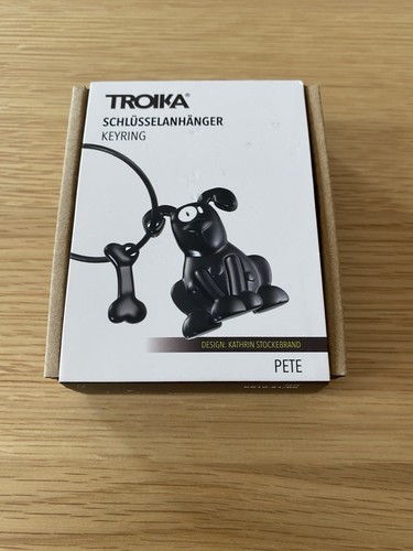Troika pete dog keyring - pete,