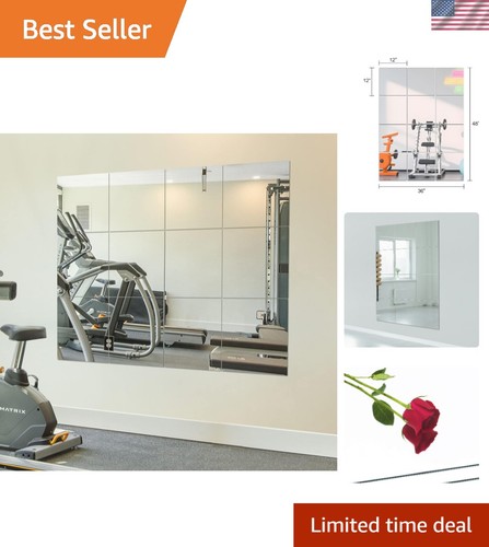 Frameless 12x12 inch - inch, wall