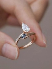 1.5Ct Tanzanite & Lab Created