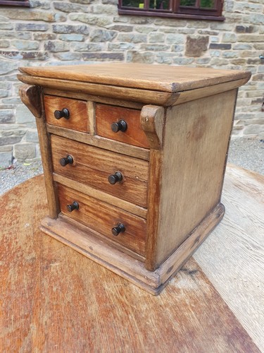 Antique apprentice piece chest - antique,