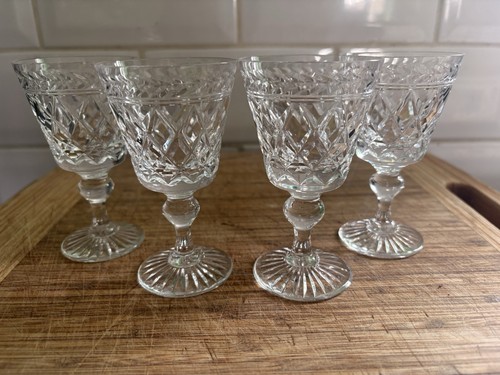 Cut glass crystal port - cut,
