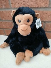 Longleat CHIMPANZEE soft toy - 25 cm tall (sitting)
