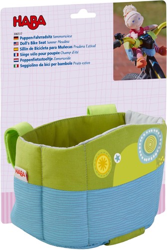 Dolls bike seat summer meadow - bike,