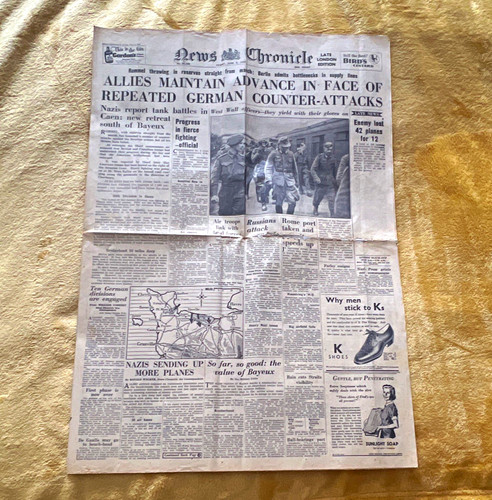 Ww2 news chronicle day - chronicle, d
