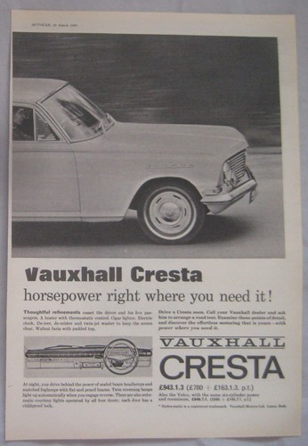 1964 vauxhall cresta original - 1964,