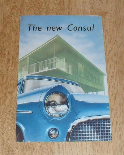Ford consul brochure circa - consul,