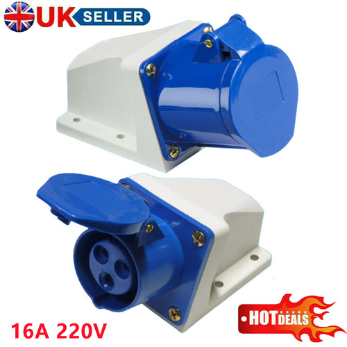 16a 220v mains hook socket - hook, up