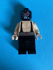 LEGO DC Bane Minifigure Black Mask Comic Superheroes Classic - Genuine