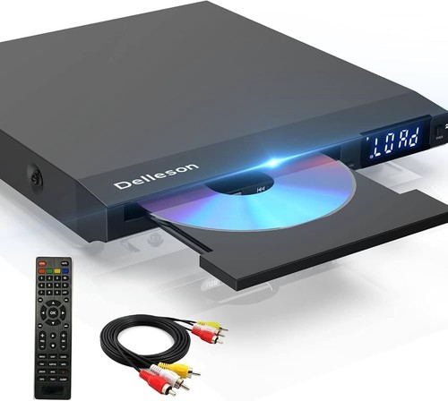 Delleson black dvd player - delleson, with