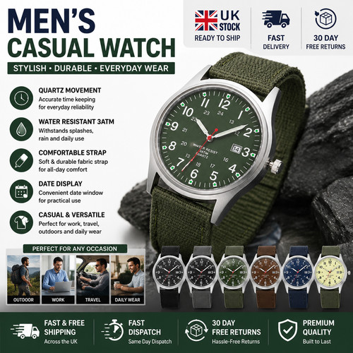 Swiss army military watch - swiss,