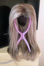 Jessie Human Hair Wig Multi Highlights  mono & Lace  21 Inch New Unworn RRP $949