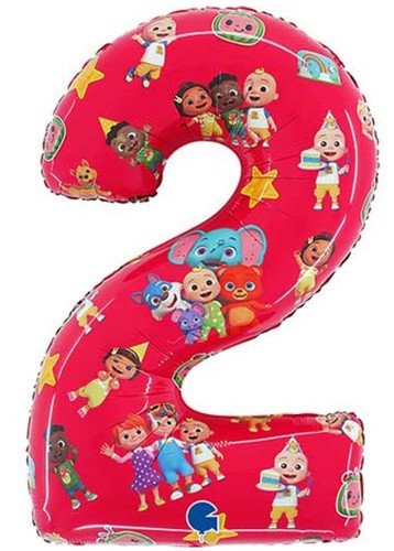 Cocomelon red number shape - number,