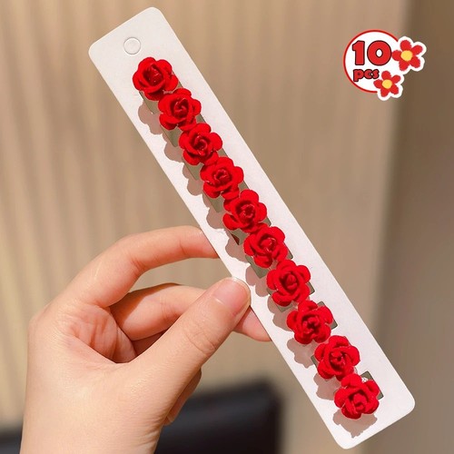 Flower hair clips - flower,