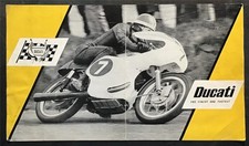 DUCATI MOTORCYCLES Sales Brochure 1960 #5232R MONZA Silverstone SUPER SPORT