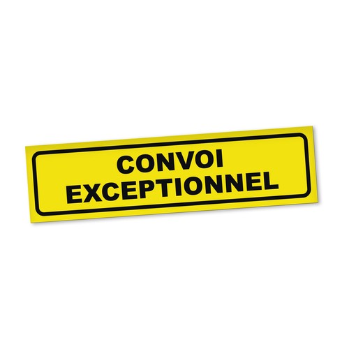 Heavy transport magnetic sign - magnetic,