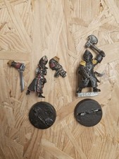 Warhammer 40k Imperial Guard Commissars Metal x2 Steel Legion