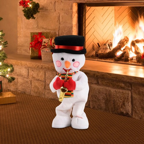 Electric plush toy snowman - plush,