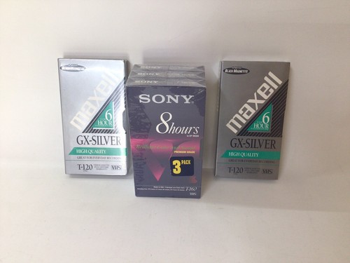 Lot blank vhs vcr - of,