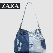 X-MAS SALE!!! Zara Blue Denim Hobo Bag / Handbag  (R4-006)