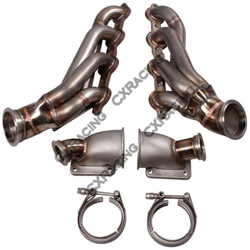 Twin turbo header - turbo, manifold