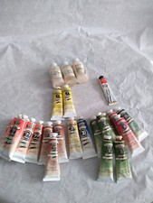 Windsor And Newton Winton Oil Colour Paints 37ml Joblot X  21 + medium bottles