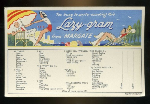 Margate kent lazy gram - kent,