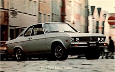 1974, Opel Manta Luxus, German, Opel, sporty coupe,  Postcard