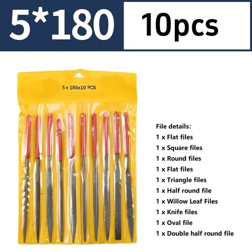 Needle file set - set, precision