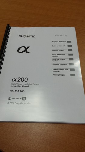 Sony slr a200 camera - camera, fully