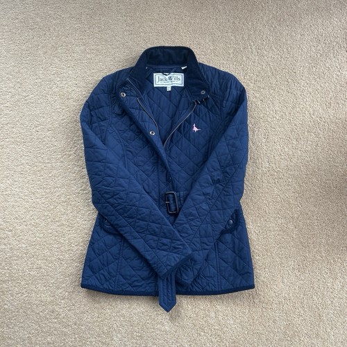 Jack wills navy quilted jacket - jack,
