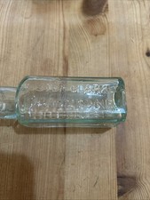 Vintage Diggers 11cm Clear Foster Clarke & Co Eiffel Tower Fruit Juice Bottle