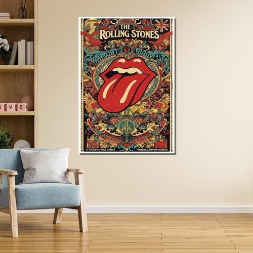 Rolling stones vintage tongue - vintage,