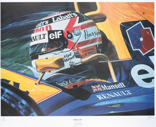 Nigel mansell driven win - mansell,