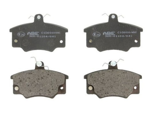 Front axle brake pad set - front, set,