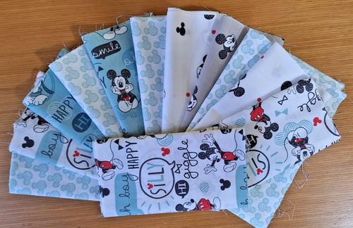 100 cotton fabric remnants - cotton,