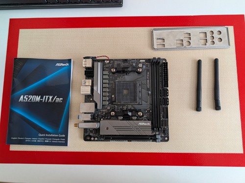 Asrock a520m itx am4 - a520m-itx/ac,
