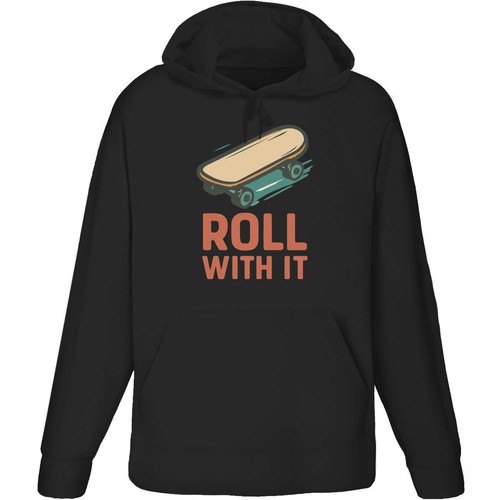 Roll with skateboard - 'roll, it
