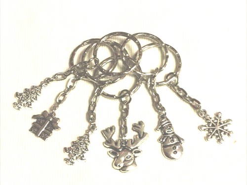 Christmas keyrings advent - christmas,