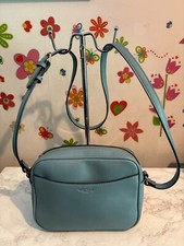 Ladies LUELLA GREY Grey / Blue Coloured Zipped Cross Body Bag Used Once & VGC