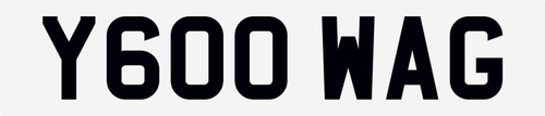 Rare digit reg number plate - rare, 2