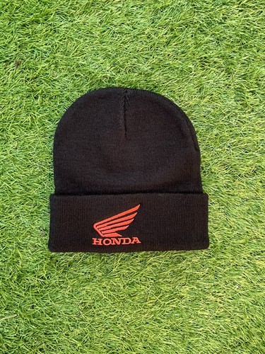 Honda logo adults black beanie - logo,
