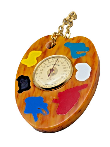 Old vintage thermometer artist - thermometer,