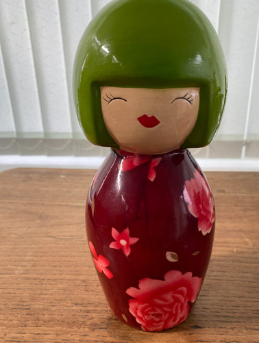 Kokeshi doll money box - kokeshi, 23cms