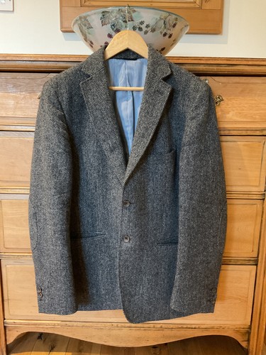 Boden grey herringbone wool - , by