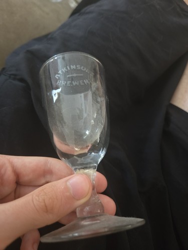 Atkinsons brewery beer glass - atkinsons,
